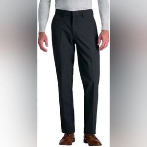 Haggar Men's Dress Pants Size 30x30 Slim-Straight Premium Flex Black